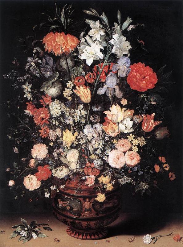 BRUEGHEL, Jan the Elder Flowers in a Vase fg oil painting image